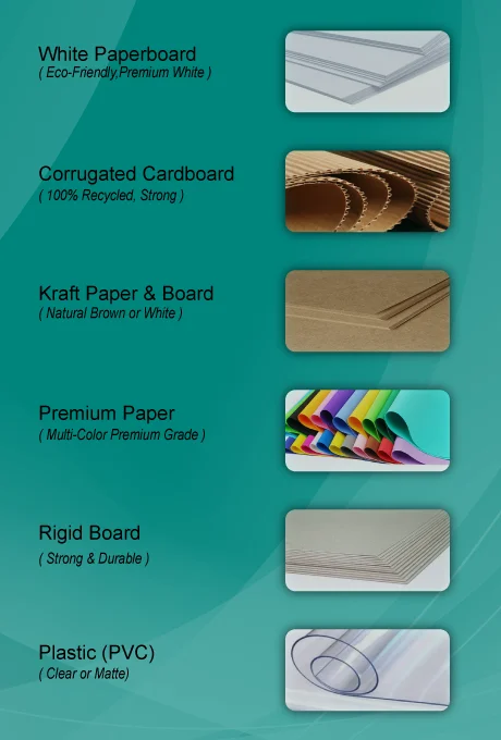 Compare Tuck End Box Materials